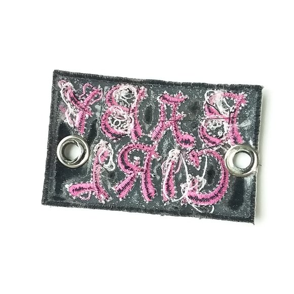 4/$20 Baby Girl roller skate shoelace lock patch charm - Picture 3 of 6